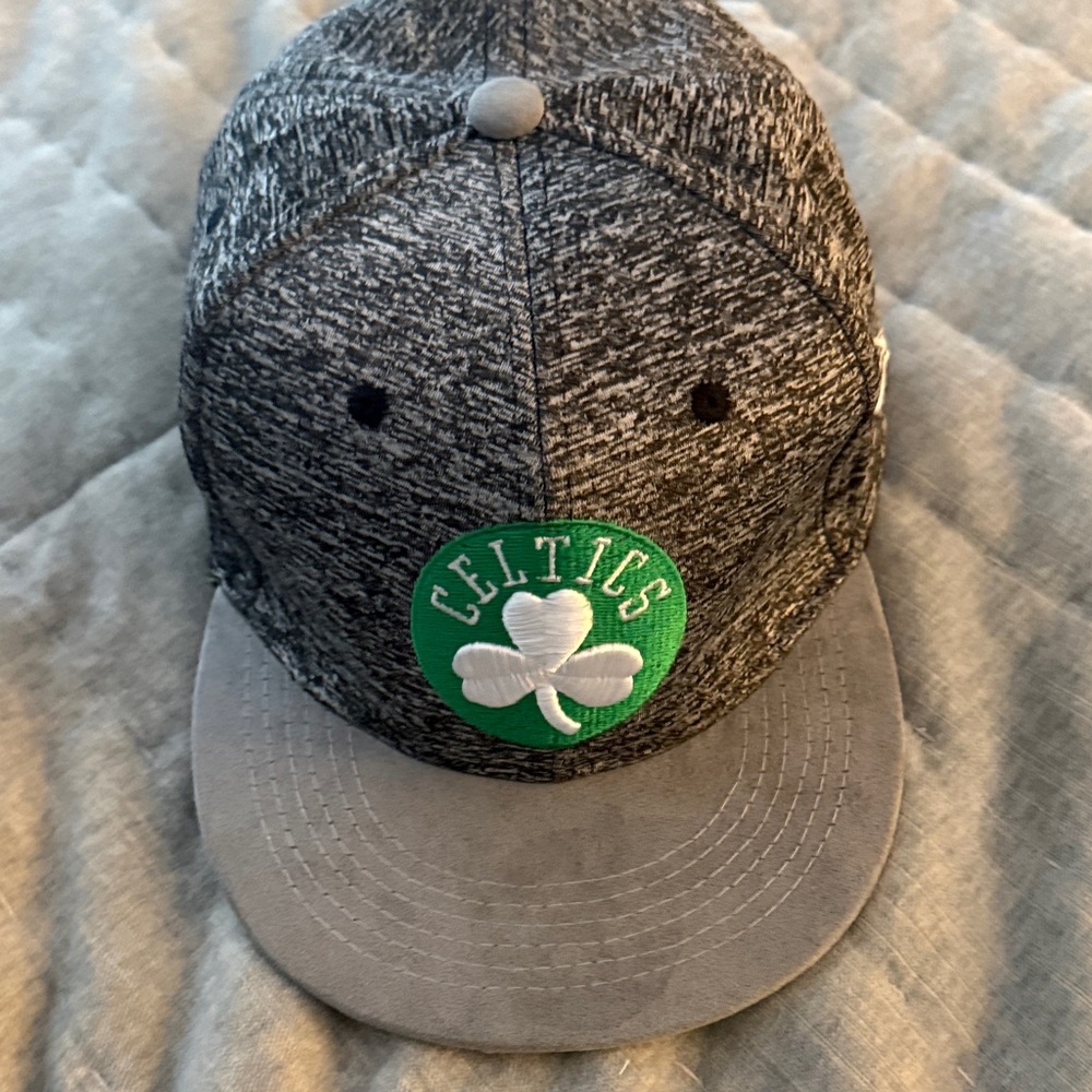 New Era Gray and Green Celtics Hat